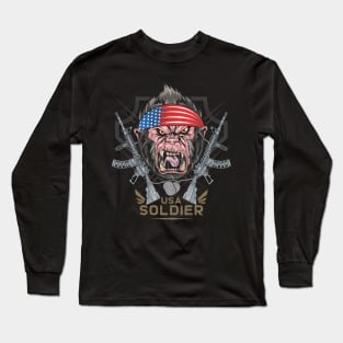 KONG USA SOLDIER Long Sleeve T-Shirt